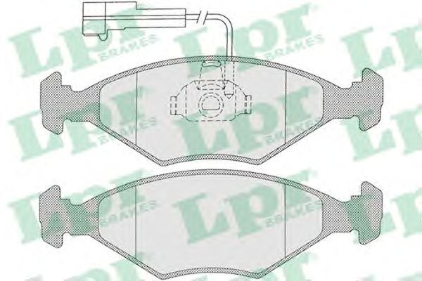 Тормозные колодки LPR 05P1204
