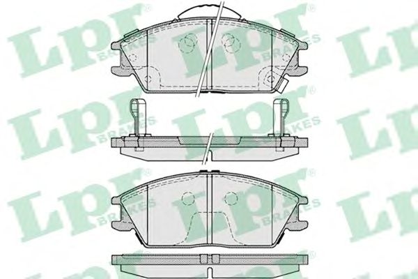 Тормозные колодки LPR 05P1222