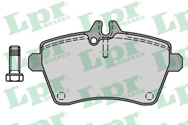 Тормозные колодки LPR 05P1242