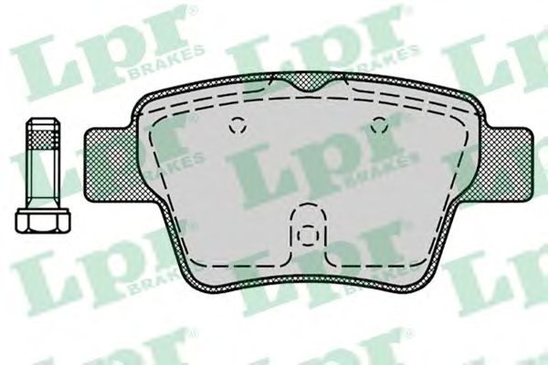 Тормозные колодки LPR 05P1278