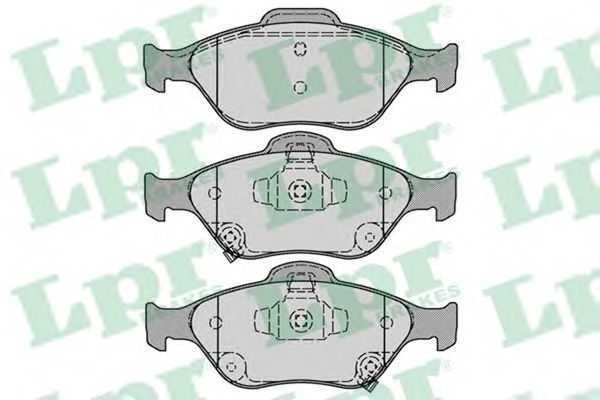 Тормозные колодки LPR 05P1283