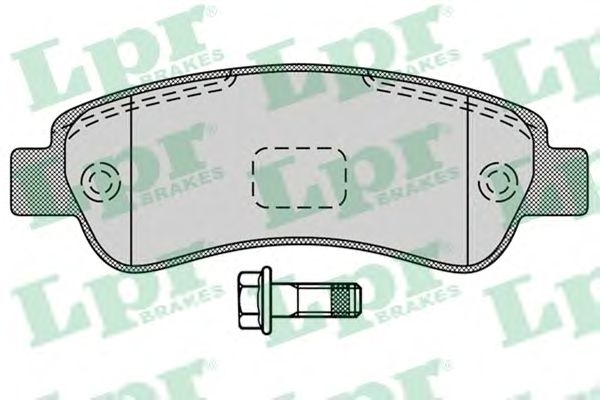 Тормозные колодки LPR 05P1289