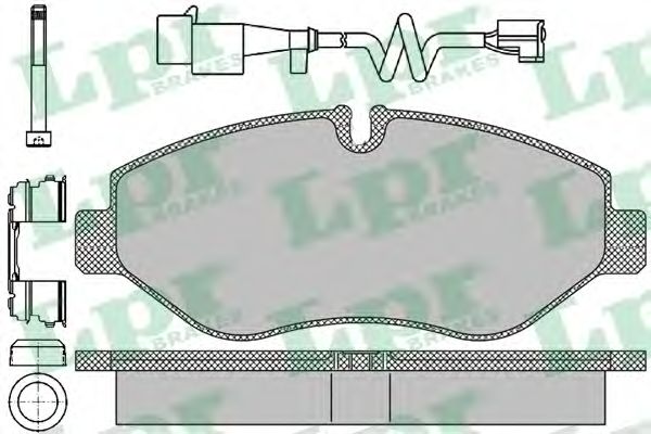 Тормозные колодки LPR 05P1297B