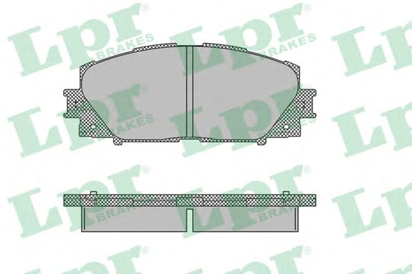 Тормозные колодки LPR 05P1333