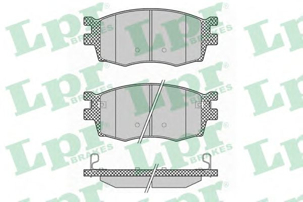 Тормозные колодки LPR 05P1345
