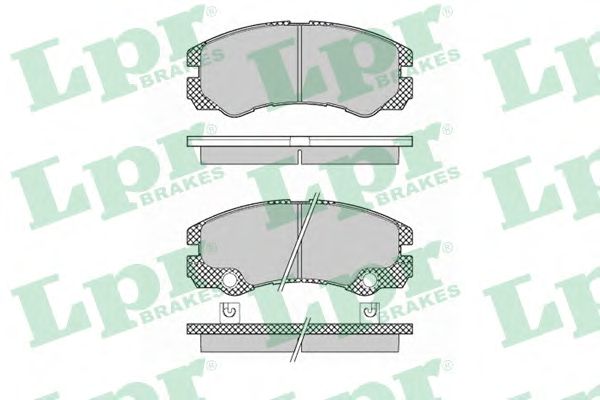 Тормозные колодки LPR 05P1353