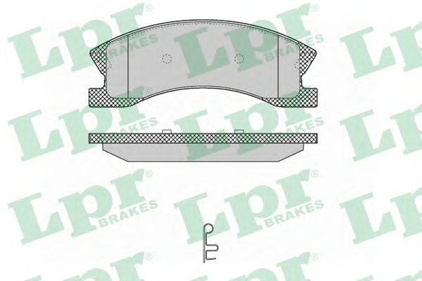 Тормозные колодки LPR 05P1365