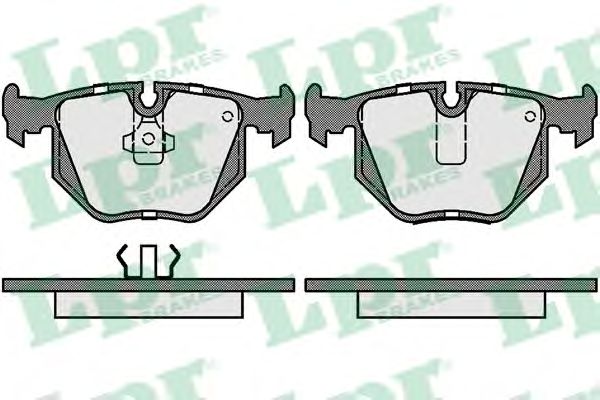Тормозные колодки LPR 05P1381