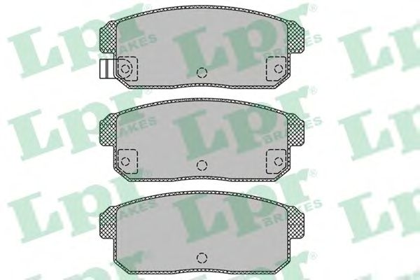 Тормозные колодки LPR 05P1432