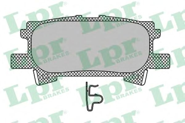 Тормозные колодки LPR 05P1436