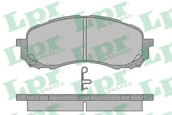 Тормозные колодки LPR 05P1454