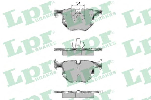 Тормозные колодки LPR 05P1472