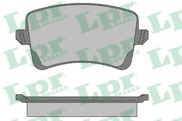 Тормозные колодки LPR 05P1489