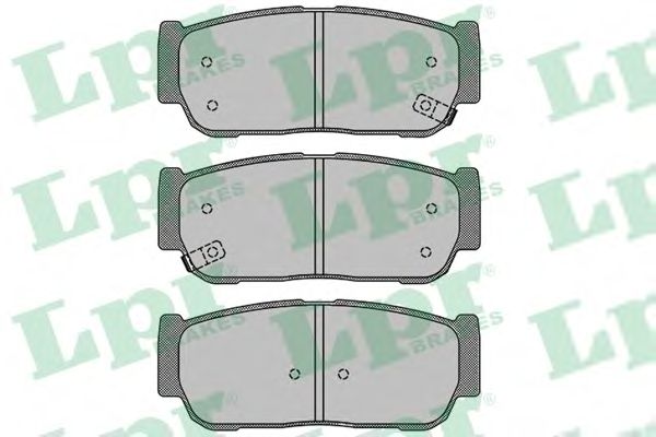 Тормозные колодки LPR 05P1504
