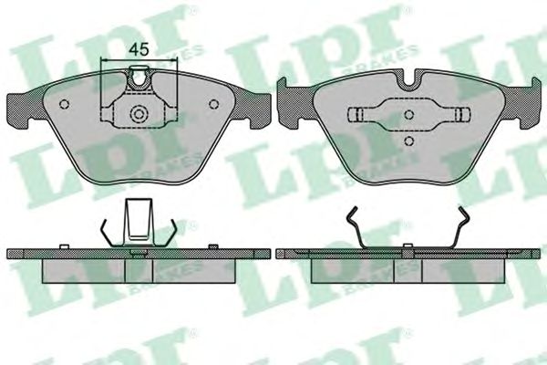 Тормозные колодки LPR 05P1510