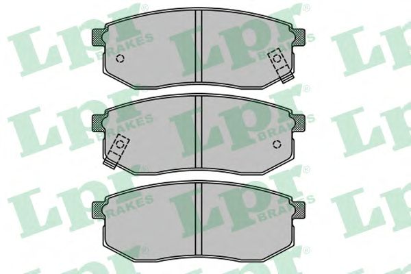 Тормозные колодки LPR 05P1514