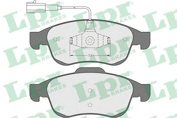 Гальмівні колодки LPR 05P1535