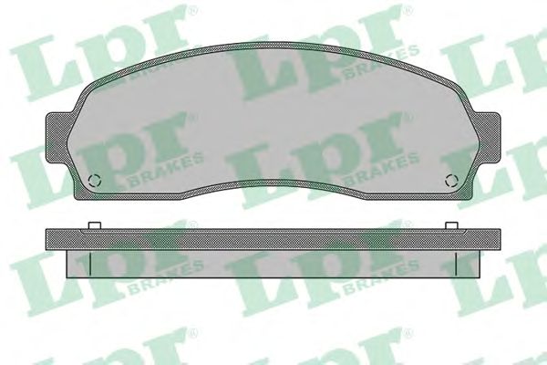 Тормозные колодки LPR 05P1542