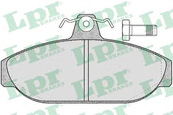 Тормозные колодки LPR 05P157