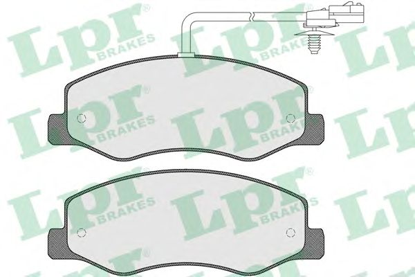Гальмівні колодки LPR 05P1570