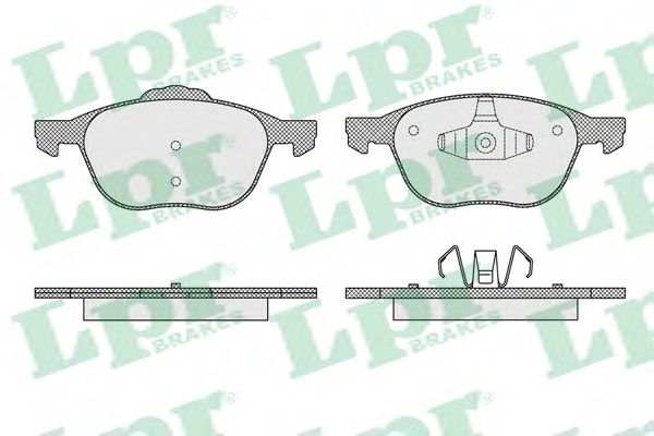 Тормозные колодки LPR 05P1627