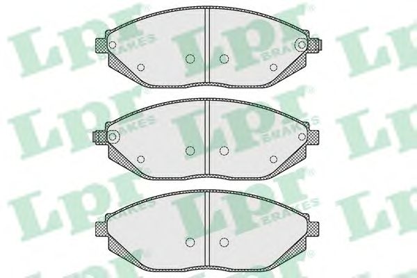 Тормозные колодки LPR 05P1629