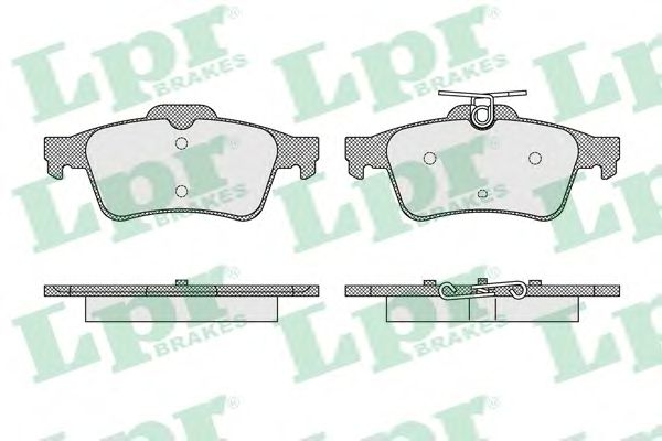 Тормозные колодки LPR 05P1637