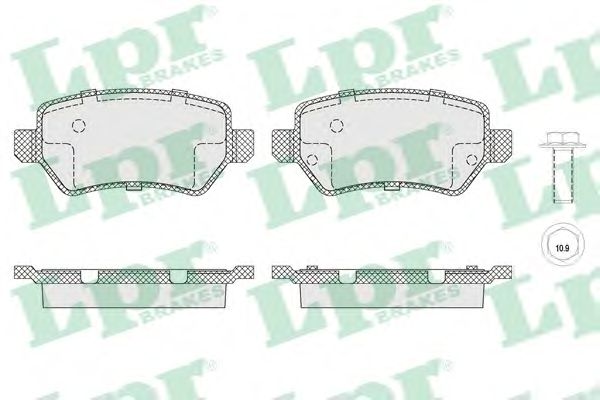Тормозные колодки LPR 05P1650