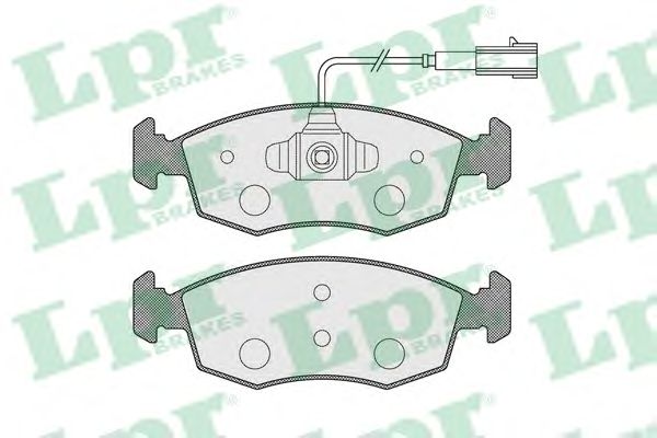 Тормозные колодки LPR 05P1653