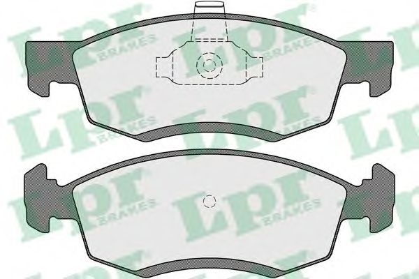 Тормозные колодки LPR 05P1654