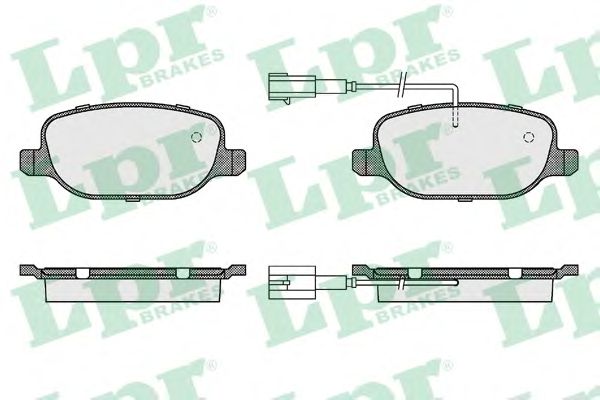 Тормозные колодки LPR 05P1659