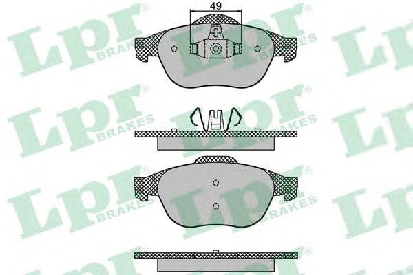 Тормозные колодки LPR 05P1678