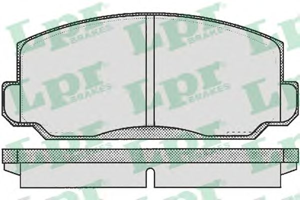 Тормозные колодки LPR 05P183