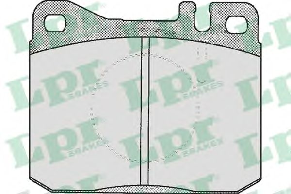 Тормозные колодки LPR 05P211