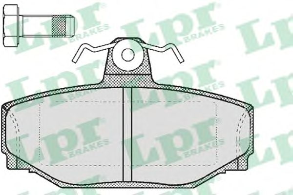 Тормозные колодки LPR 05P217