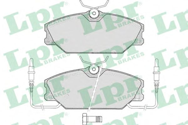 Тормозные колодки LPR 05P258