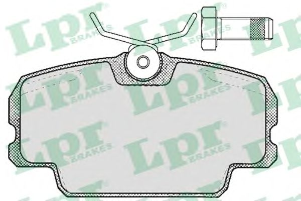 Тормозные колодки LPR 05P273
