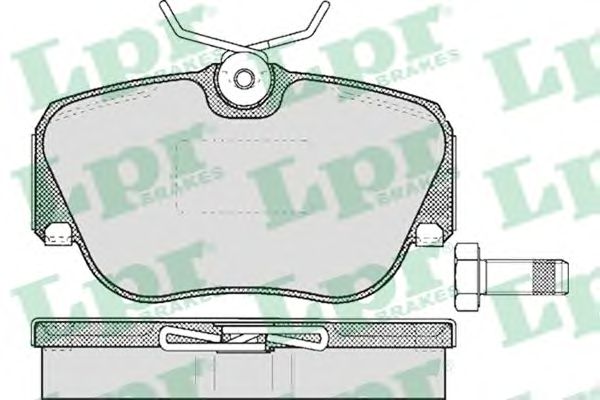 Тормозные колодки LPR 05P302
