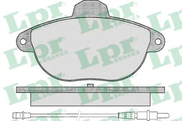 Тормозные колодки LPR 05P345