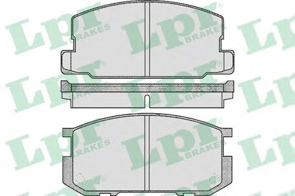 Тормозные колодки LPR 05P416