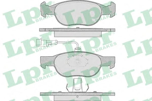 Тормозные колодки LPR 05P424