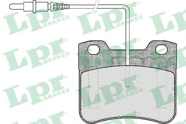 Тормозные колодки LPR 05P444