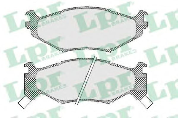 Тормозные колодки LPR 05P454