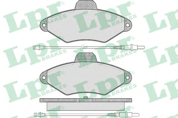 Гальмівні колодки LPR 05P487