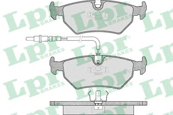 Тормозные колодки LPR 05P497