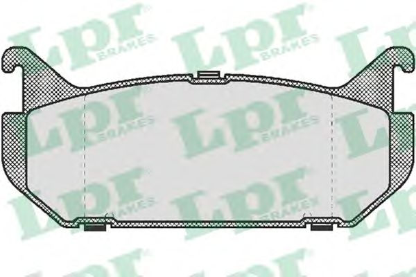 Тормозные колодки LPR 05P512