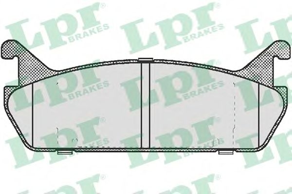 Тормозные колодки LPR 05P513