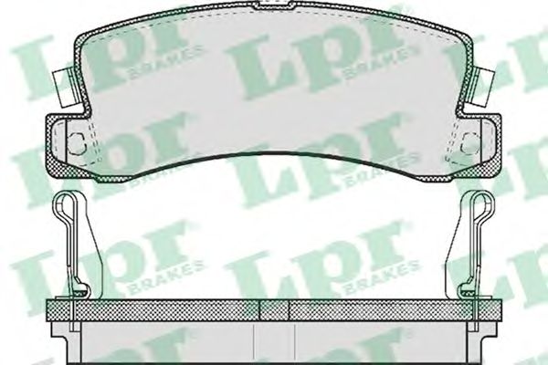 Тормозные колодки LPR 05P514