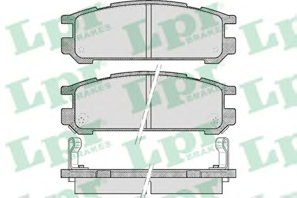 Тормозные колодки LPR 05P517