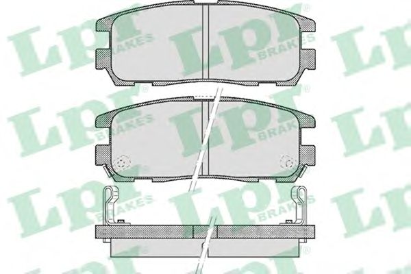 Тормозные колодки LPR 05P524